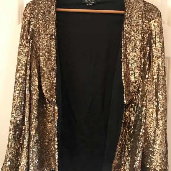 Gold Gryphon New York sequin blazer - Picture 6 of 7